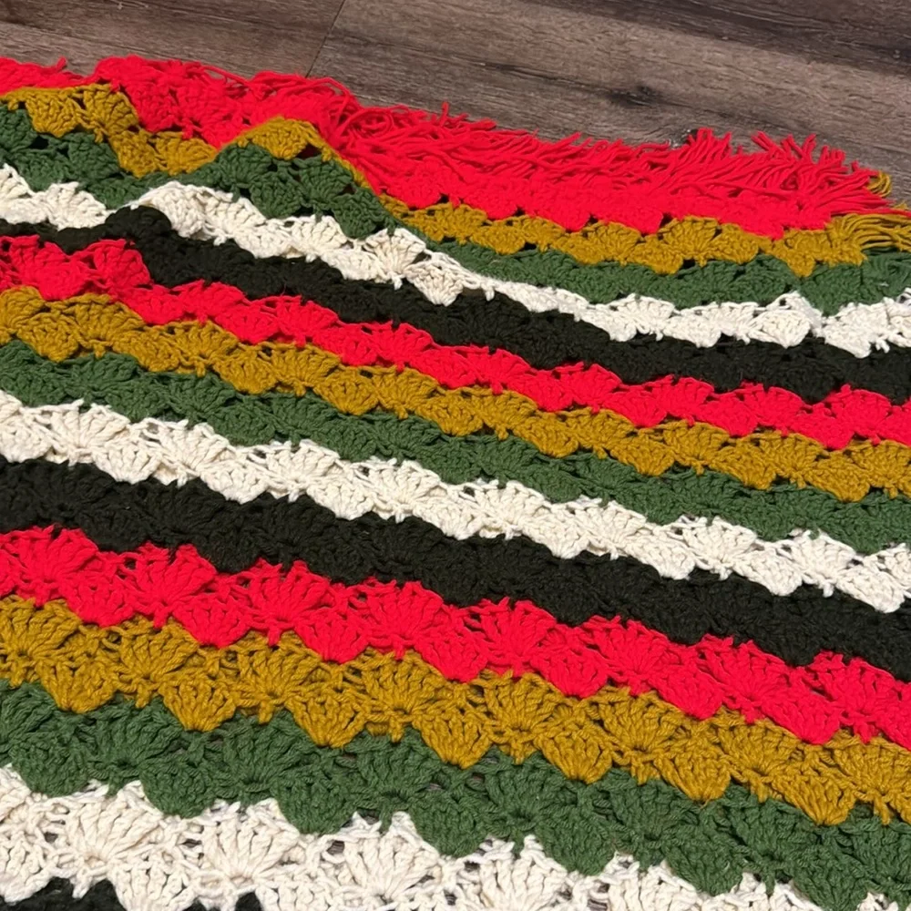 Crocheted‎ throw